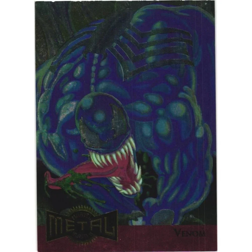 1995 Fleer Marvel Metal Blaster Card Venom Limited Edition #16 of 18 - Picture 2 of 3